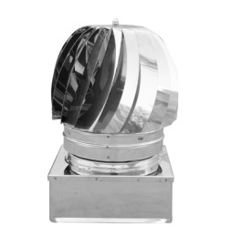 TIRAFUMI BASE QUADRA ACCIAIO INOX 450x450