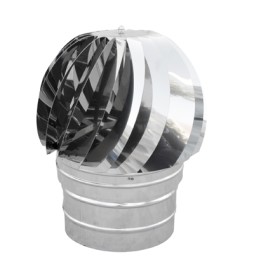 TIRAFUMI BASE TONDA ACCIAIO INOX Diam. 80