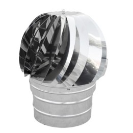 TIRAFUMI BASE TONDA ACCIAIO INOX Diam. 120