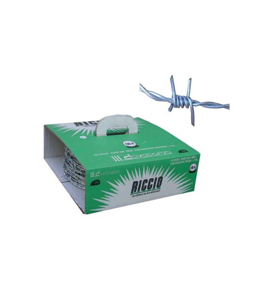 FILO ZINCATO SPINATO RICCIO 100 M F.1,70 DA 5 KG