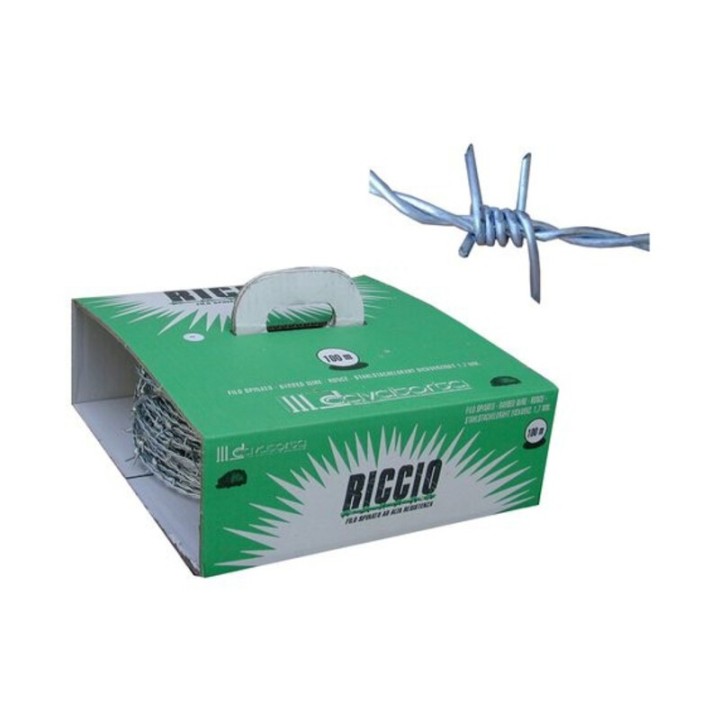 FILO ZINCATO SPINATO RICCIO 100 M F.1,70 DA 5 KG