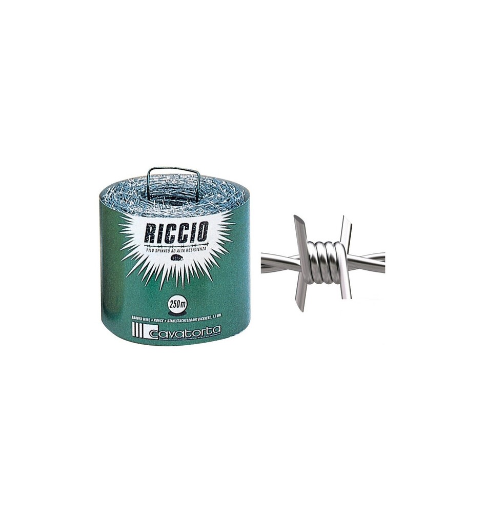 FILO ZINCATO SPINATO RICCIO 250 M F.1,70 DA 12,5 KG