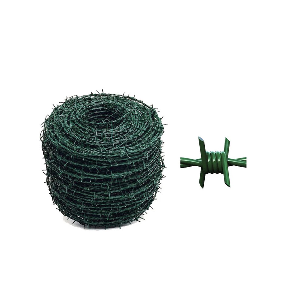 C FILO PLASTIFICATO SPINATO 1.7/2.5MM 100MT VERDE