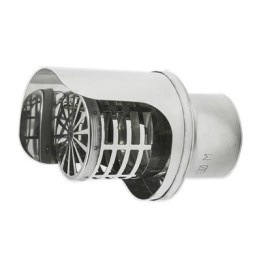 TERMINALE PELLET INOX Diam. 80