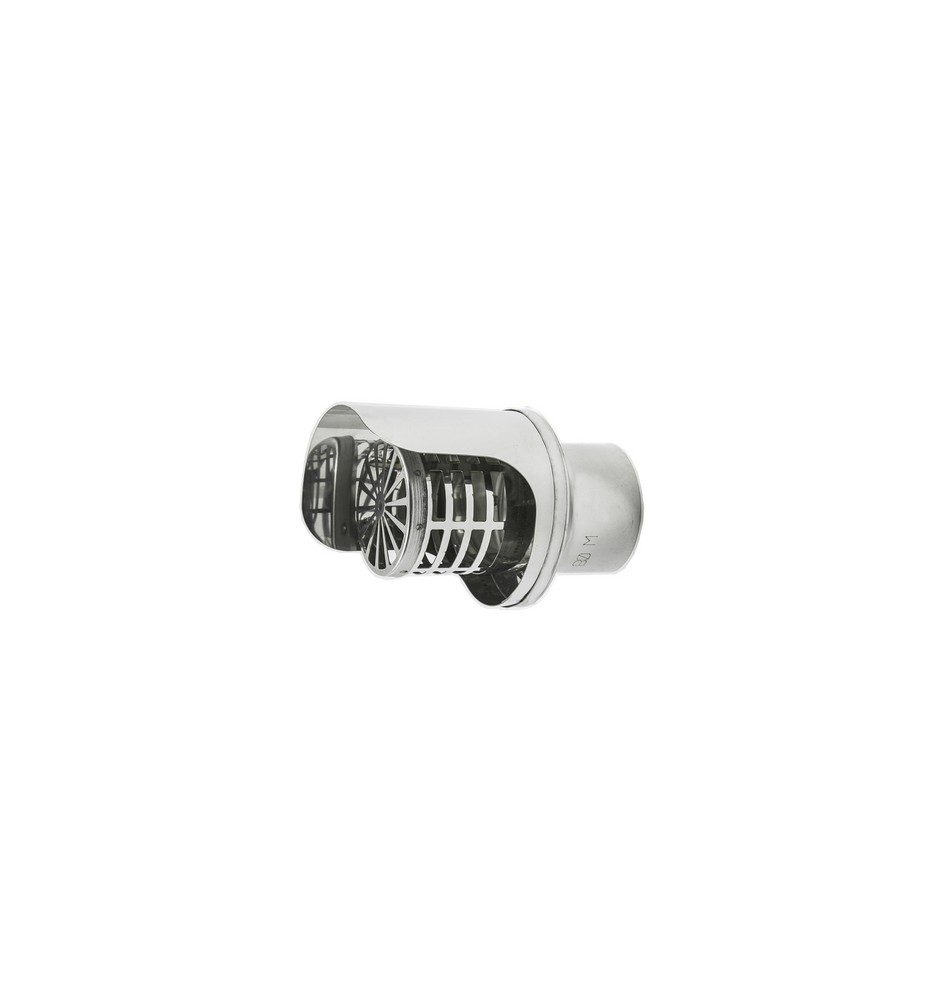TERMINALE PELLET INOX Diam. 100