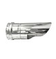 TERMINALE PER GOMITO INOX 304 CON CAPPELLO DRITTO Diam. 100