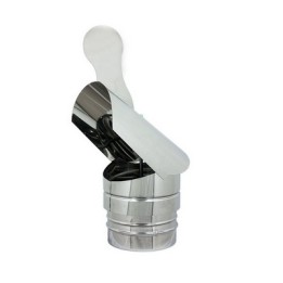 TERMINALE GALLO TONDO INOX Diam. 120