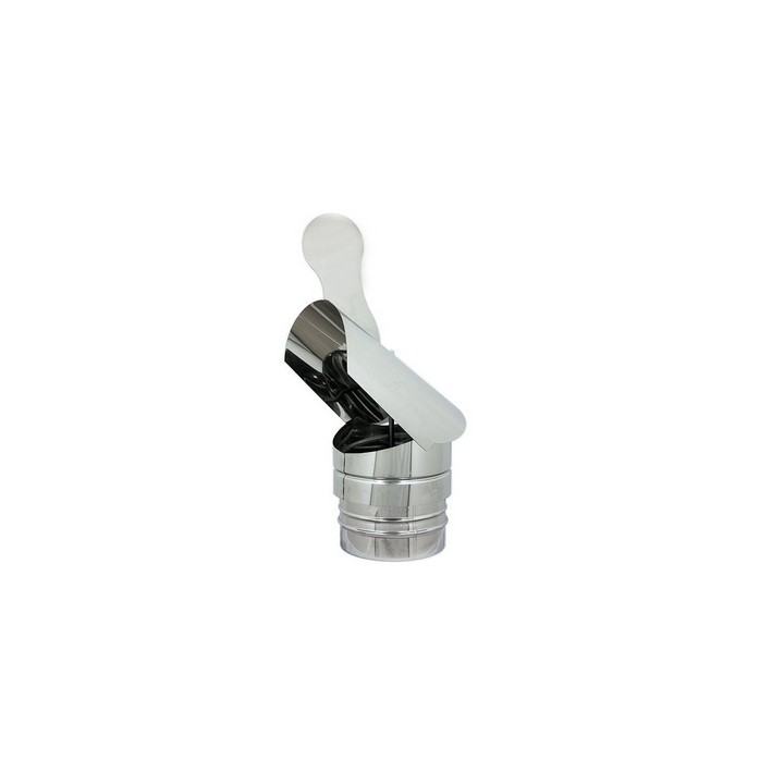 TERMINALE GALLO TONDO INOX Diam. 130