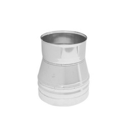 RIDUZIONE ACCIAIO INOX 316L PER CANNE FUMARIE Diam. 250-200