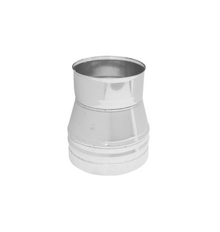 RIDUZIONE ACCIAIO INOX 316L PER CANNE FUMARIE Diam. 250-200