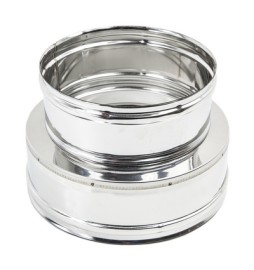 RACCORDO DOPPIA PARETE-MONO Mono 80F x 80M/130F