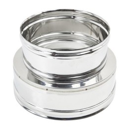 RACCORDO DOPPIA PARETE-MONO Mono 100F x 100M/150F