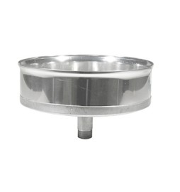 TAPPO CHIUSURA ACCIAIO 316L CON SPURGO Diam. 60