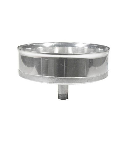 TAPPO CHIUSURA ACCIAIO 316L CON SPURGO Diam. 60