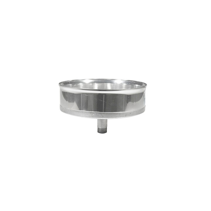 TAPPO CHIUSURA ACCIAIO 316L CON SPURGO Diam. 200