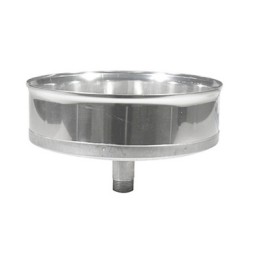 TAPPO CHIUSURA ACCIAIO 316L CON SPURGO Diam. 250