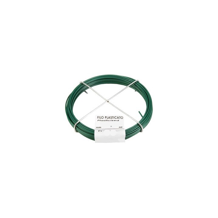 MATASSINA FILO PLASTICATO N.12 D 2,2 MM 10 M VERDE