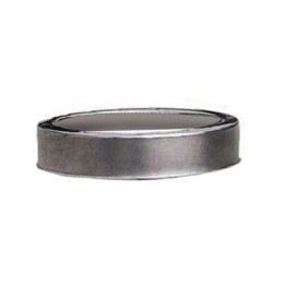 TERMINALE DI CHIUSURA A FASCETTA ACCIAIO INOX 316L Diam. 250x300