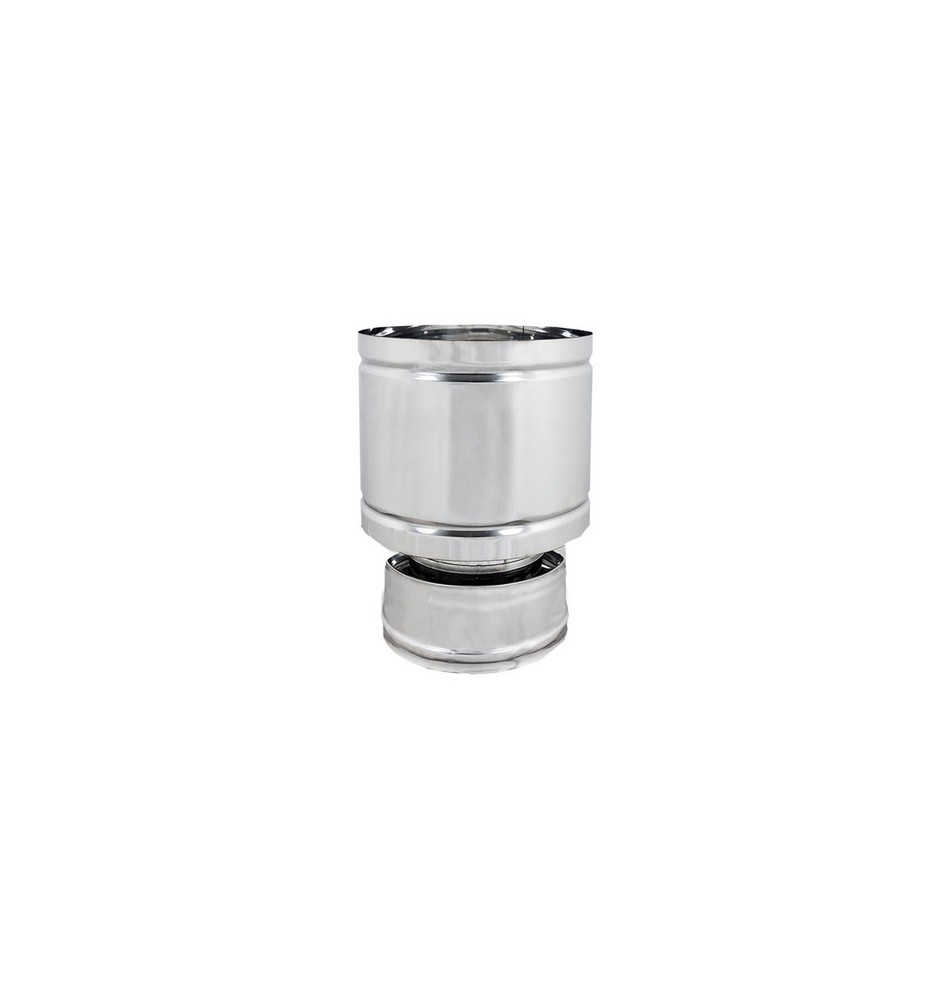 TERMINALE ANTIVENTO A BOTTE ACCIAIO INOX Diam. 150x200