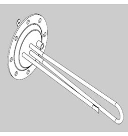 RESISTENZA PER BOILER SOLARE - 2000 Watt completa di termostato guarnizione e...