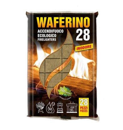 ACCENDIFUOCO ECOLOGICO WAFERINO28 -