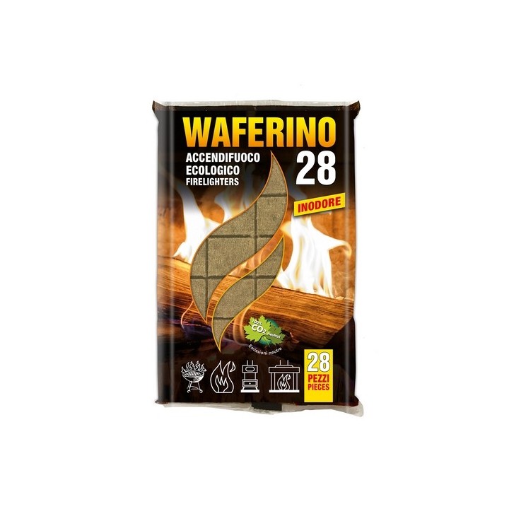ACCENDIFUOCO ECOLOGICO WAFERINO28 -