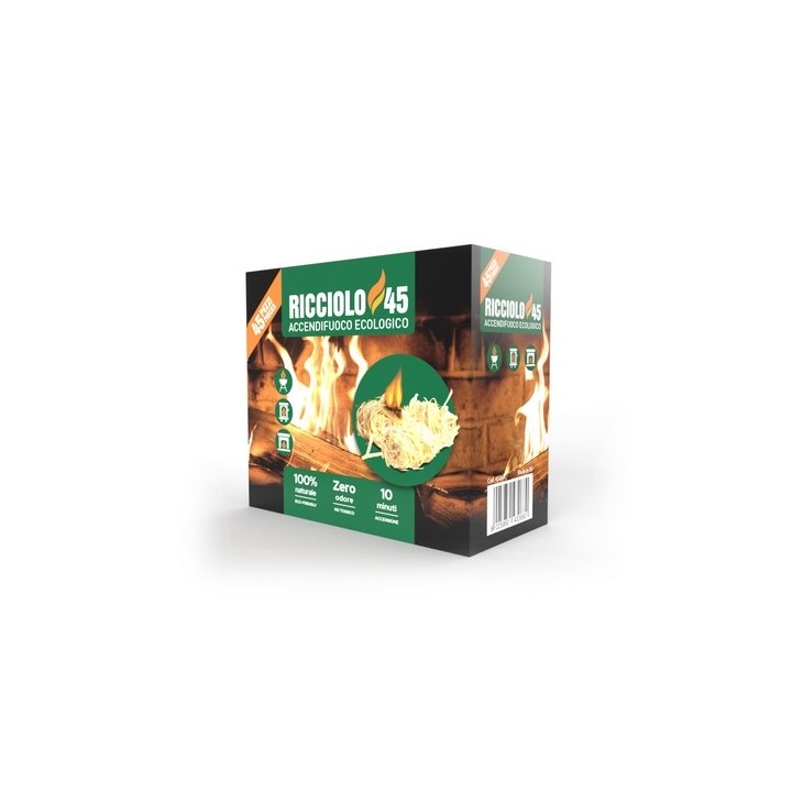ACCENDIFUOCO ECOLOGICO RICCIOLO45 -