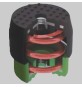 KIT 4 ANTIVIBRANTI TELESCOPICI RAINBOW - Bianchi/Rossi - 70-120 Kg