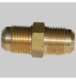 RACCORDO DOPPIO MM PER CONDIZIONAMENTO - 1/4 x 1/4 Ø 6