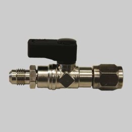 RUBINETTO 1/2 PER BOMBOLA R32 - 1/2 sx x 1/4 M
