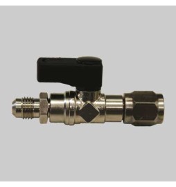 RUBINETTO 1/2 PER BOMBOLA R32 - 1/2 sx x 1/4 M