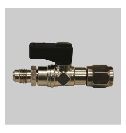 RUBINETTO 1/2 PER BOMBOLA R32 - 1/2 sx x 1/4 M