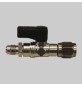 RUBINETTO 1/2 PER BOMBOLA R32 - 1/2 sx x 1/4 M