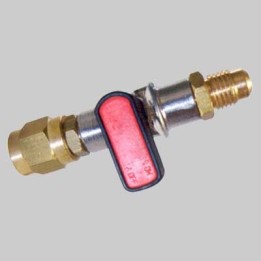 RUBINETTO PER BOMBOLE DA 1 KG - 1/4 R22-R422-R407