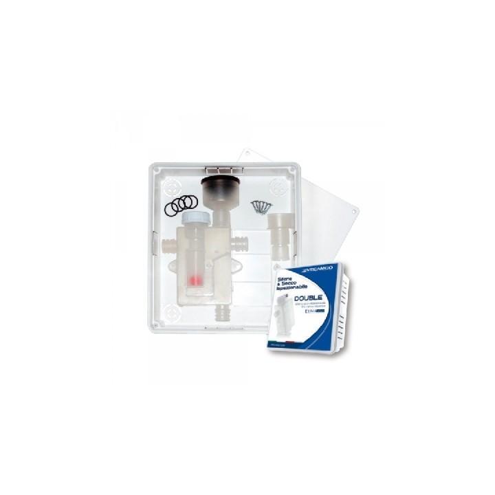 KIT SIFONE A SECCO DOUBLE mm 204 x 239 x 57