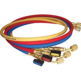 KIT TUBI FLESSIBILI PER GRUPPI MANOMETRICI MOD. B - R410. Att. 5/16 x F 1/4