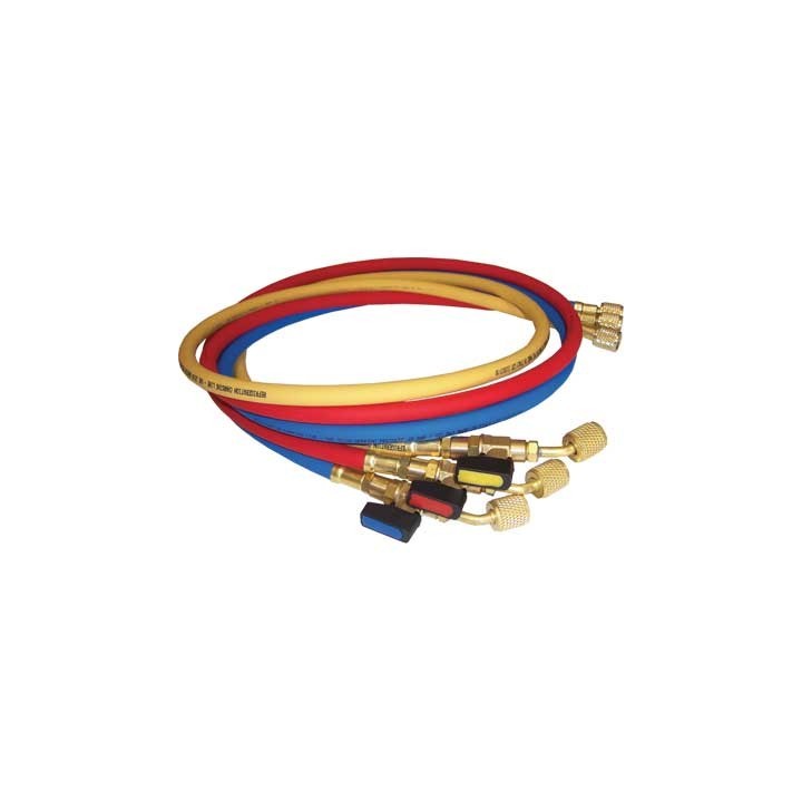 KIT TUBI FLESSIBILI PER GRUPPI MANOMETRICI MOD. B - R410. Att. 5/16 x F 1/4