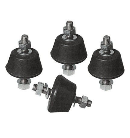 4 PZ ANTIVIBRANTI PER STAFFE HxL 22x39 mm