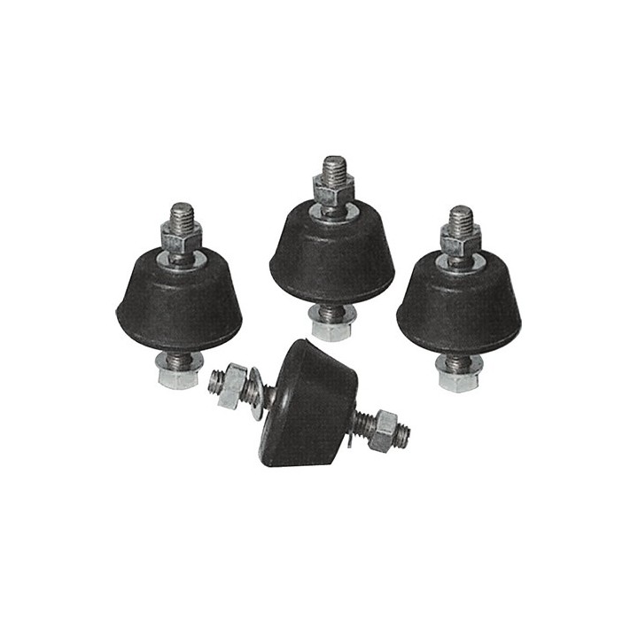 4 PZ ANTIVIBRANTI PER STAFFE HxL 22x39 mm