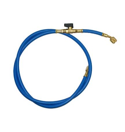 Tubo flessibile singolo con rubinetto Mod.B - 5/6 F - F 1/4 X R410