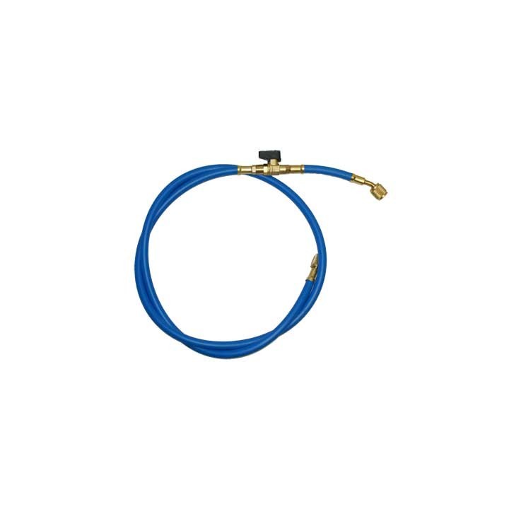 Tubo flessibile singolo con rubinetto Mod.B - 5/6 F - F 1/4 X R410