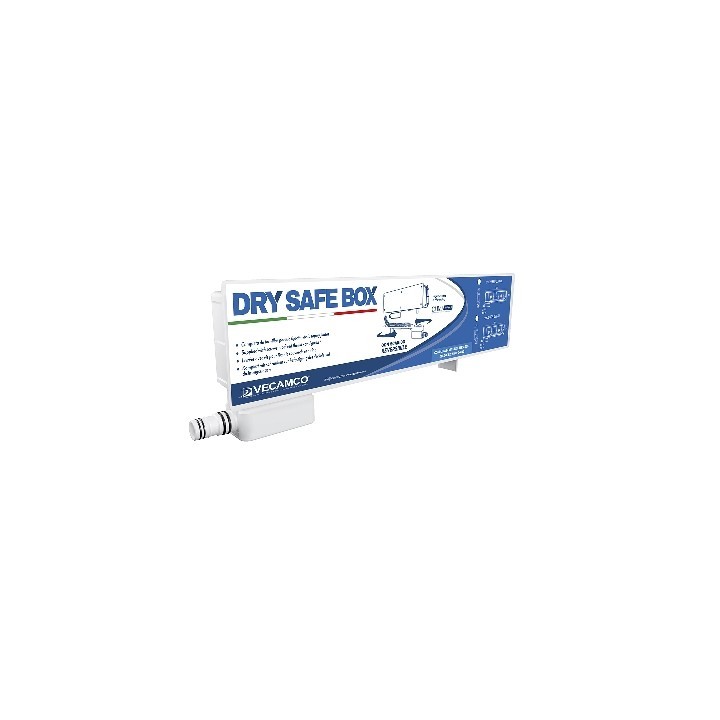 CASSETTA DI PREDISPOSIZIONE CON SIFONE A SECCO DRY SAFE BOX mm 430x160x65