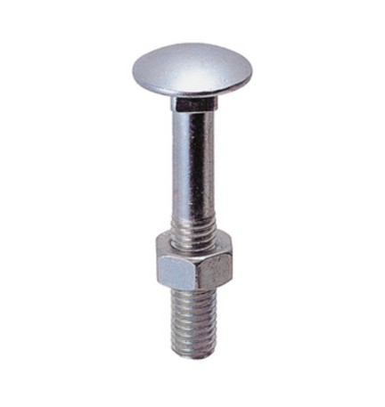 BULLONE C/DADO TTDQ 5 X 60MM ZINCATO