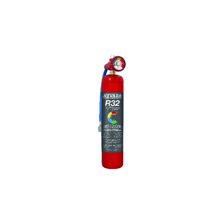 BOMBOLETTA GAS REFRIGERANTE R32 CON MANOMETRO 780 gr.