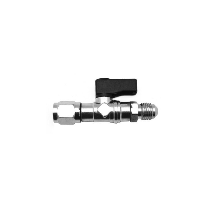 RUBINETTO A SFERA DIRITTO PER BOMBOLETTA R32 1/2 F x 5/16 M