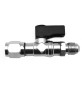 RUBINETTO A SFERA DIRITTO PER BOMBOLETTA R32 1/2 F x 5/16 M