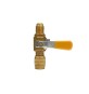 RUBINETTO DRITTO 1/4F - 5/16M 1/4"F-5/16"M