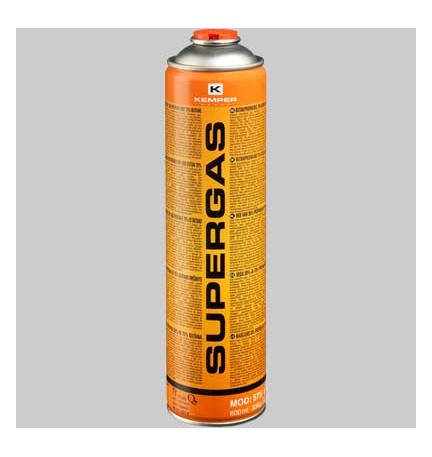 CARTUCCIA DI RICAMBIO SUPERGAS 600 ML - 30% Propano - 70% Butano