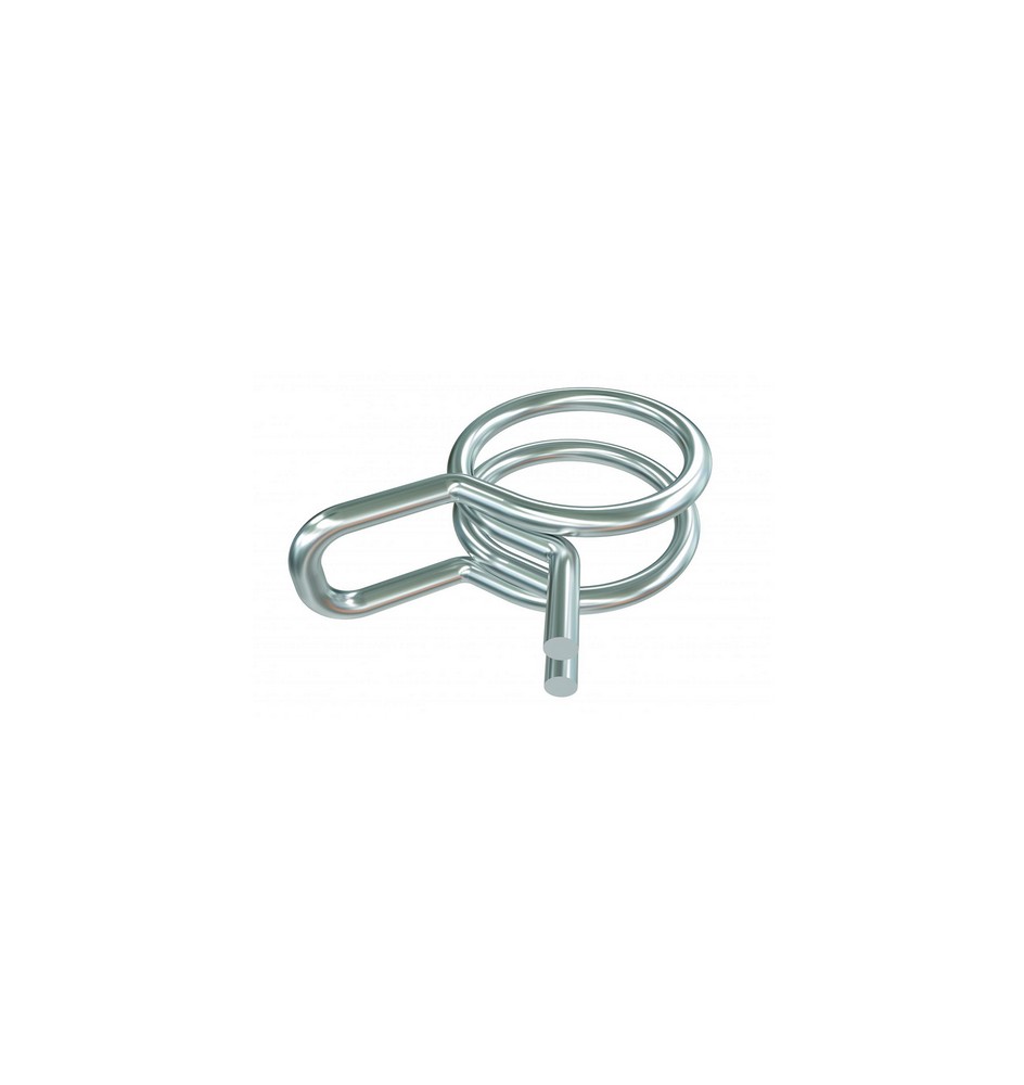 25 PZ FASCETTA DI TENUTA P/TUBO TRASPARENTE Diam. 6 mm