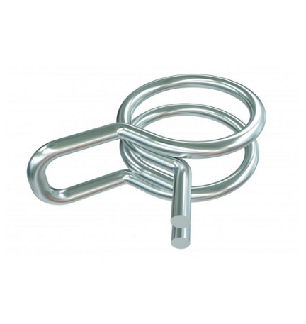 25 PZ FASCETTA DI TENUTA P/TUBO TRASPARENTE Diam. 6 mm